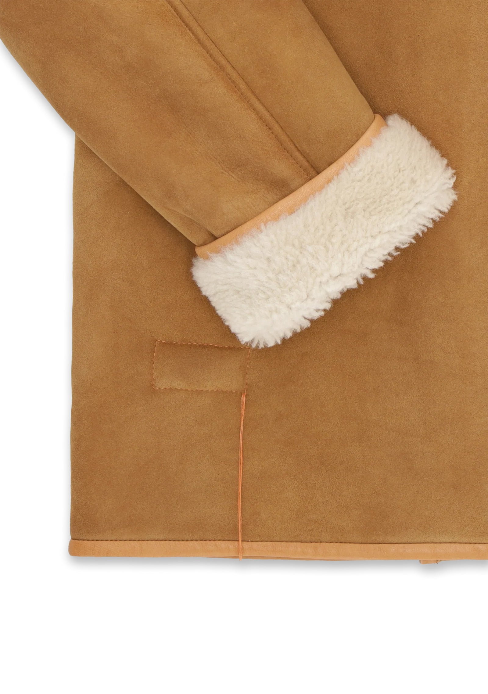 Lemans Mantel - Doppelreihig Shearling