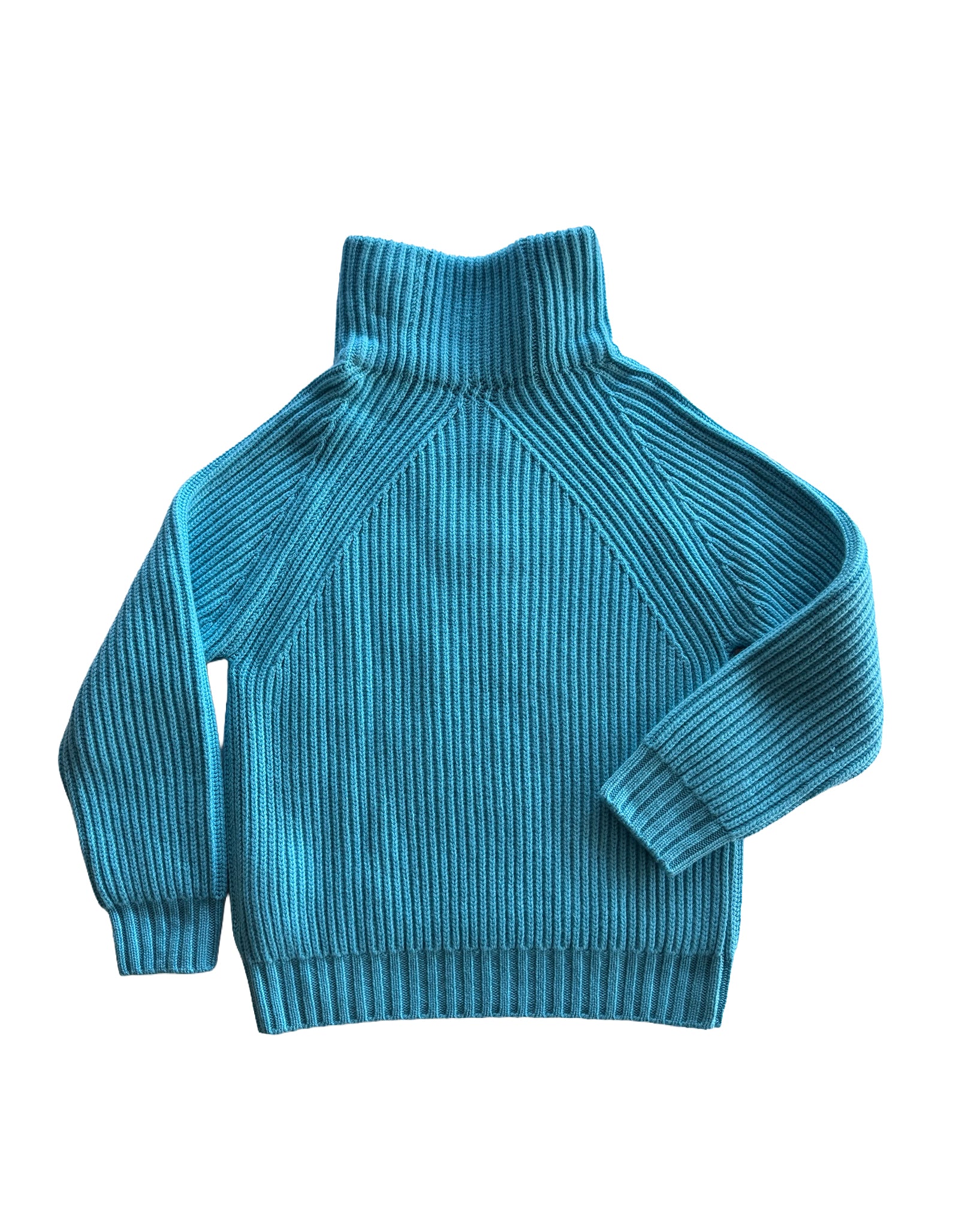 MICHEL RIB CASHMERE HALF ZIP