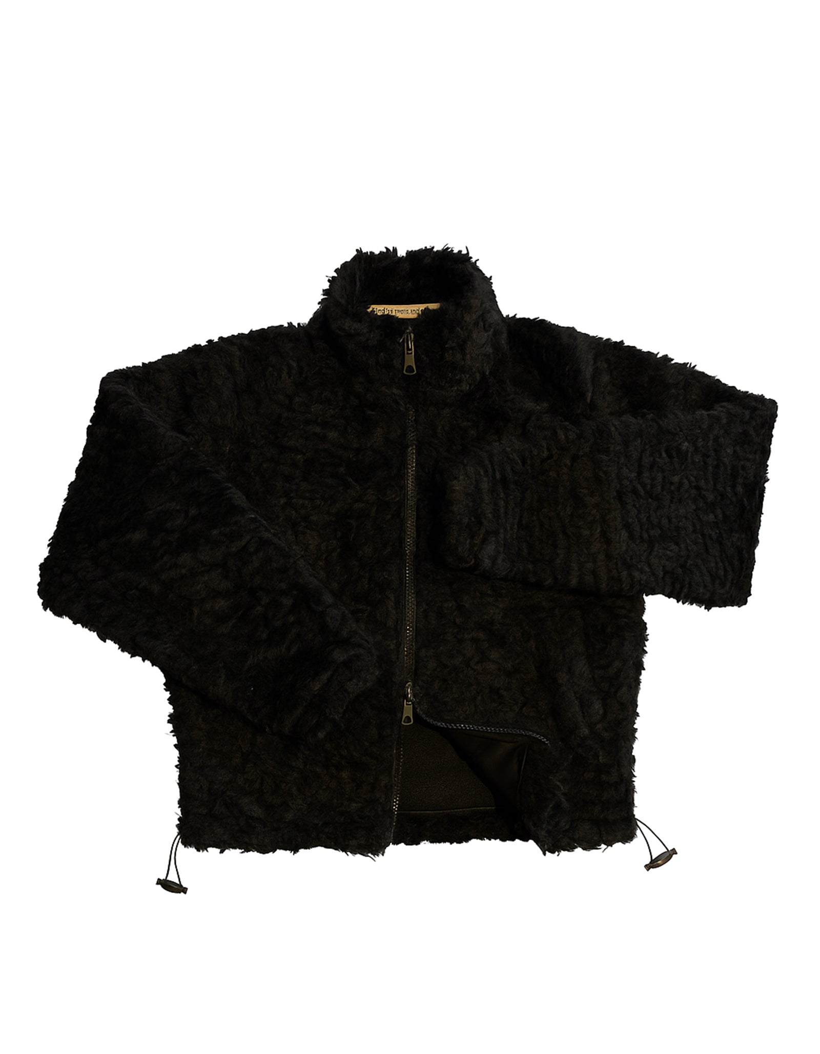 BRICE LONG HAIRED SHEARLING JACKET