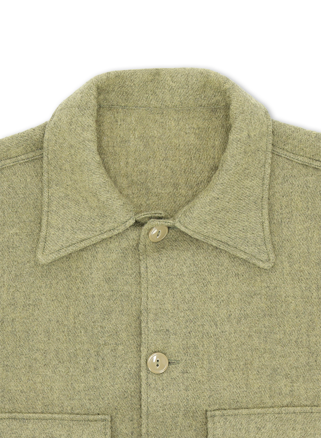 Wool Overshirt Pepper