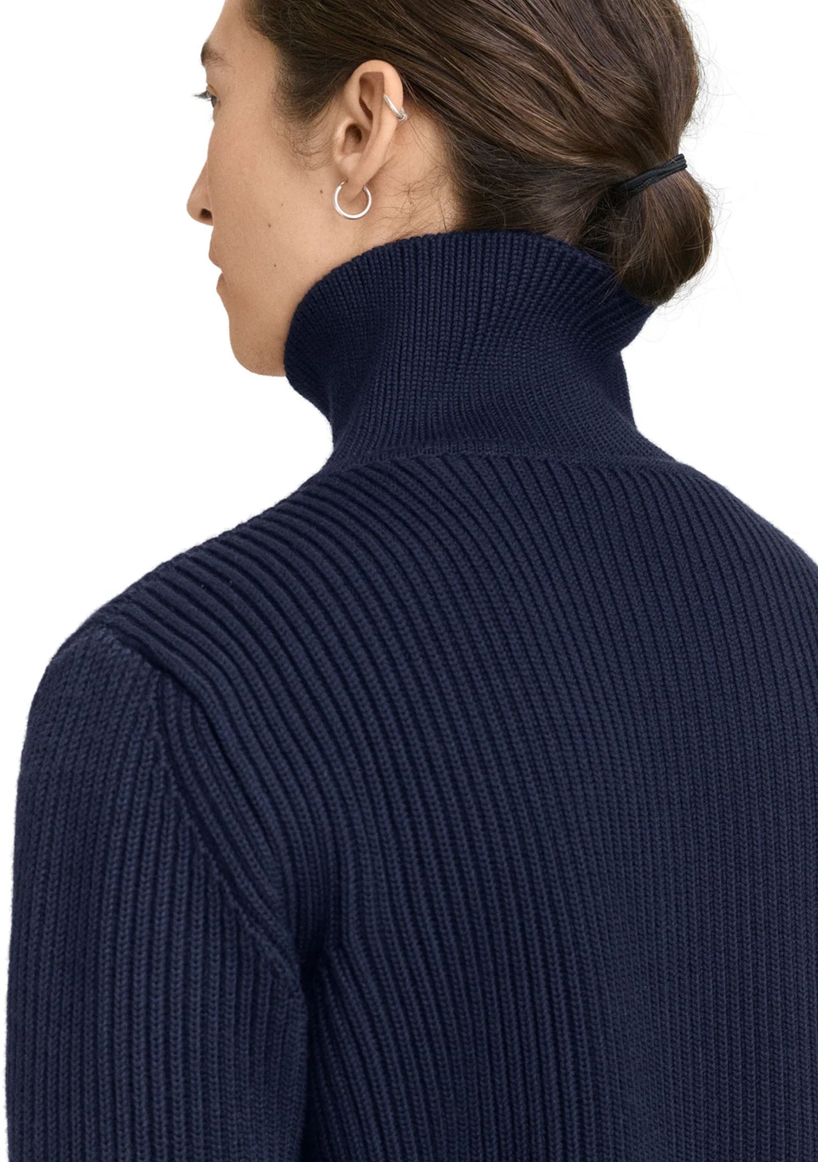 Navy Full Zip - Navy blue