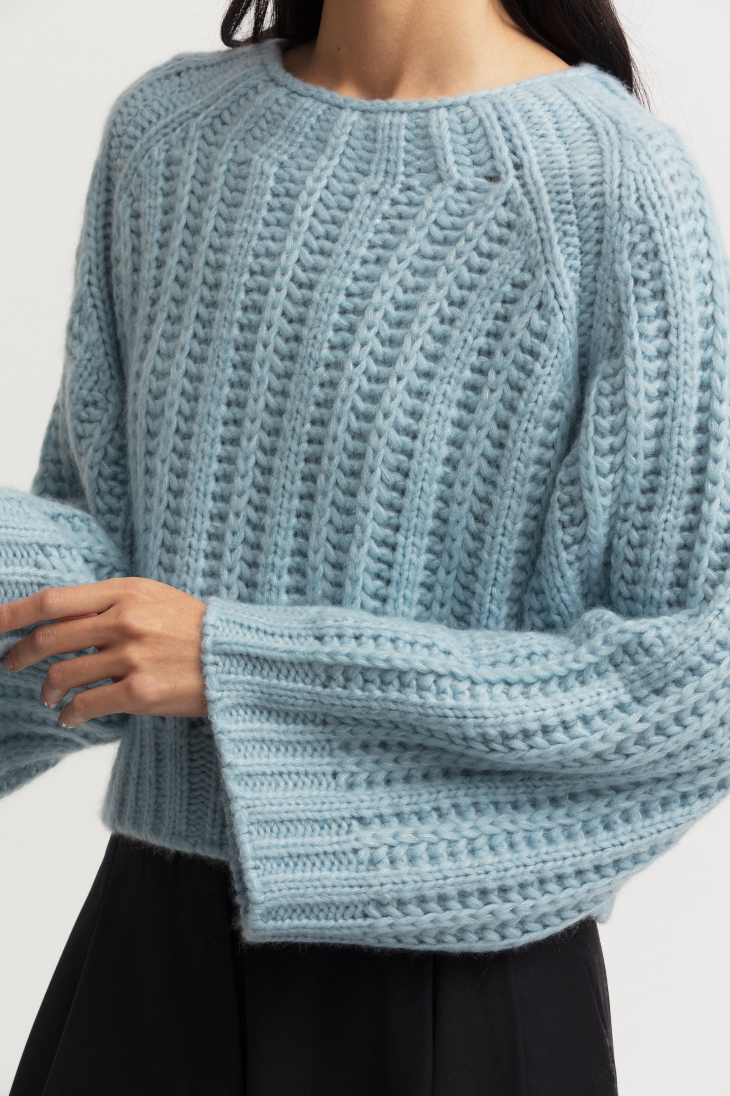 DAHLIA Cashmere Seide Runhalspullover