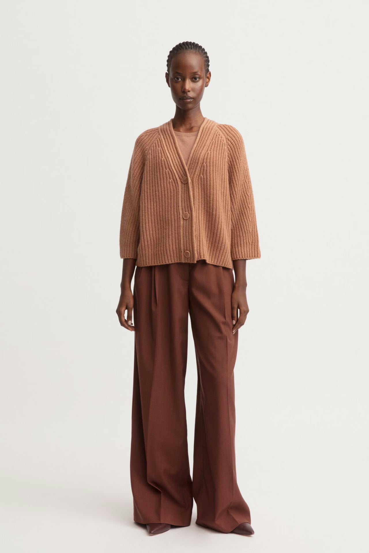 Fallou Button Cashmere Strickjacke