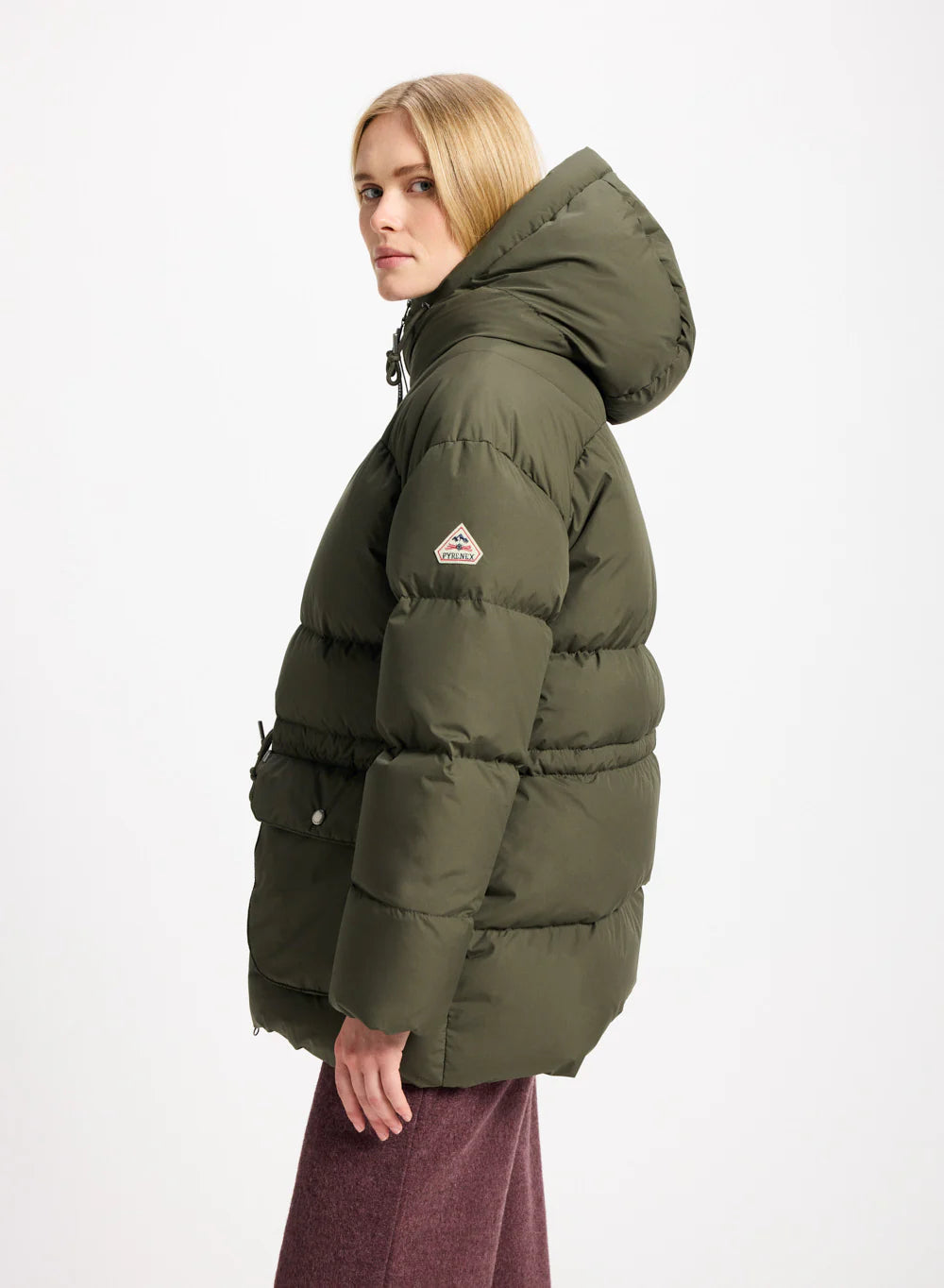 Aule Winter-Daunenjacke mit Kapuze