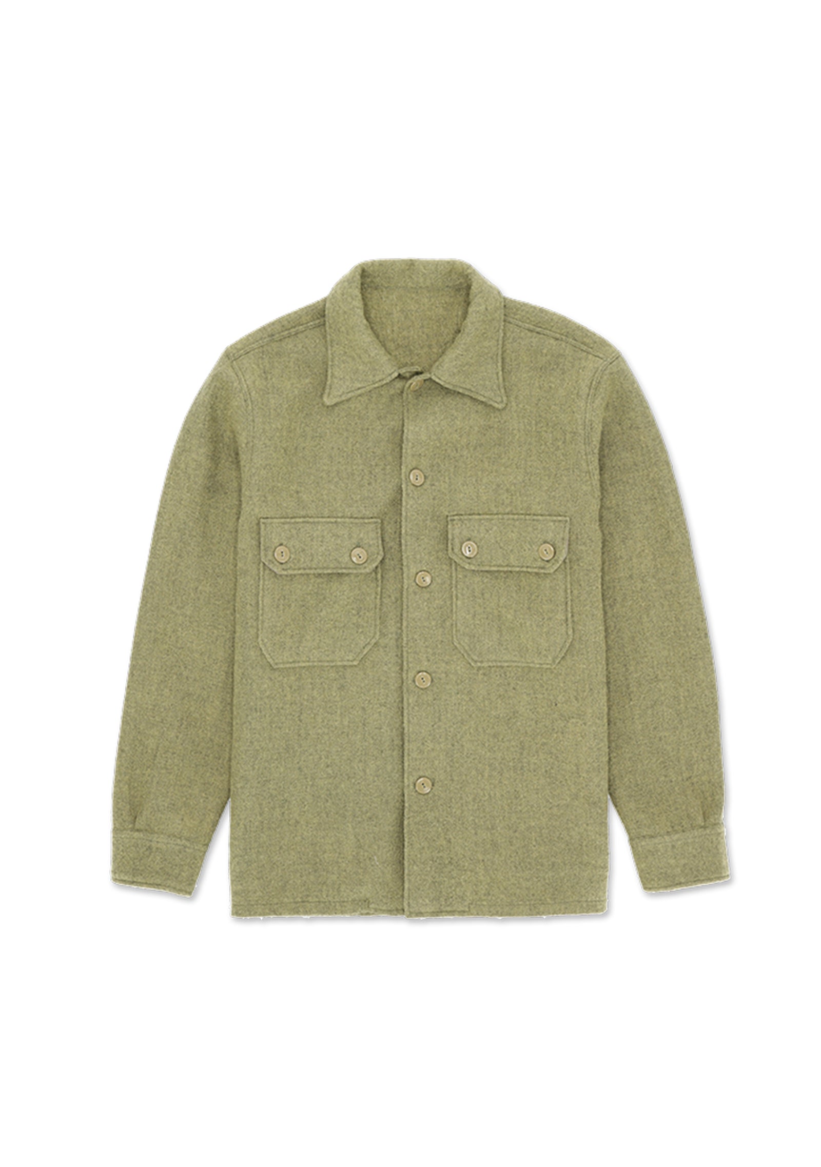 Wool Overshirt Pepper