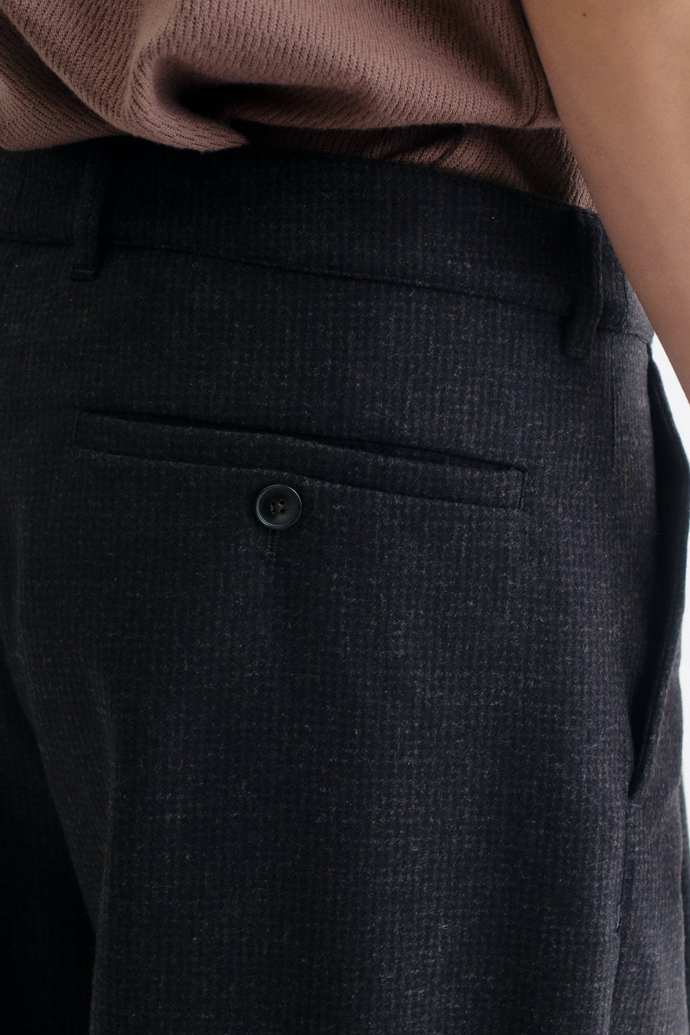 Folded Wide Trousers